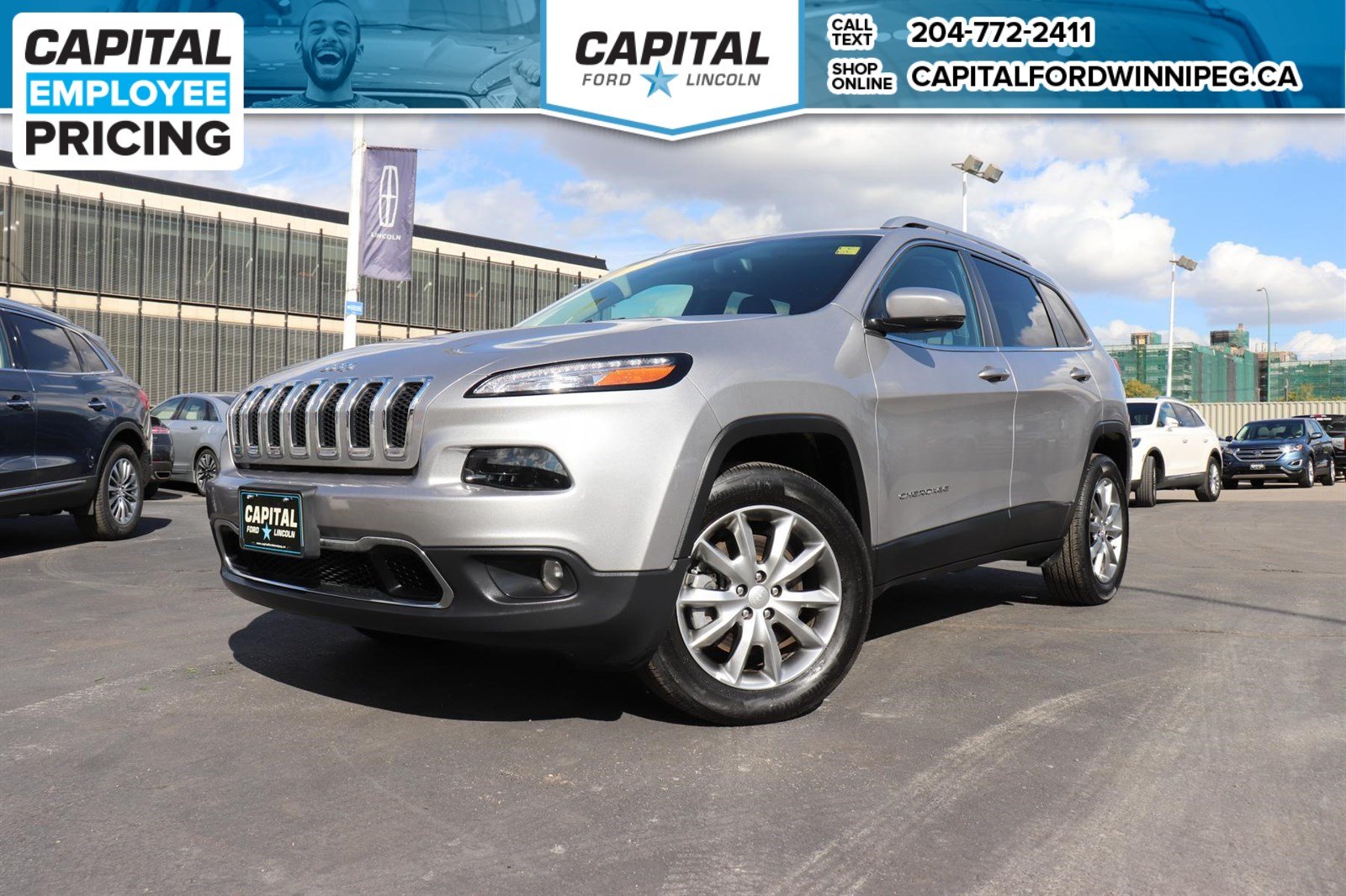 PreOwned 2017 Jeep Cherokee Limited W/ HEATED/COOLED