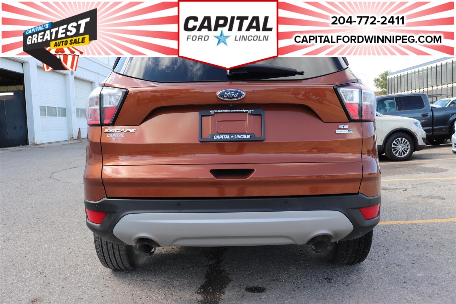 Pre-Owned 2017 Ford Escape SE 4WD SUNROOF REMOTE START SUV ...