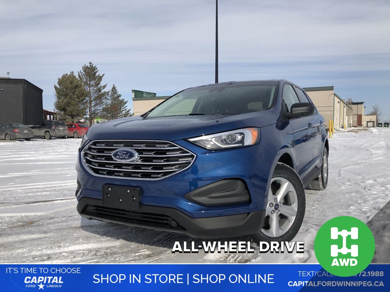 New 2020 Ford Edge SE Sport Utility in Winnipeg #P3121 ...